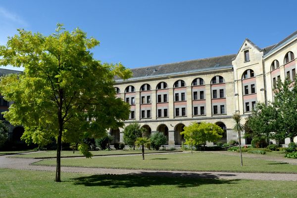 La cour de la maison d'arrêt pour femmes de Rennes, en 2015 (photo d'illustration).