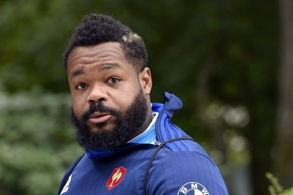 Mathieu Bastareaud, le 4 septembre 2015 à Marcoussis