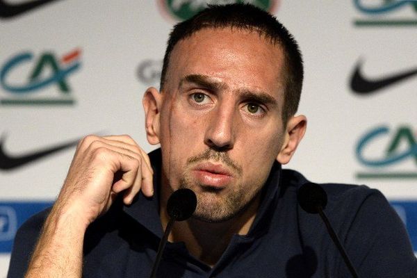 Franck Ribéry en conférence de presse le 11 nov 2013