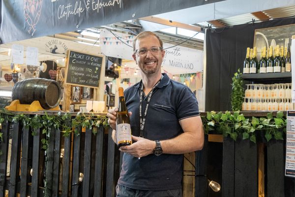 Edouard Faller a réalisé un bilan positif pour sa "première" à la Foire aux vins d'Alsace.