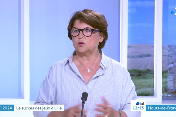 Martine Aubry était l'invitée du JT ICI 12/13 de France 3 Hauts-de-France le 13 août