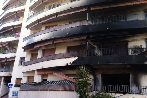 L'incendie a pris au rez de chaussée de l'immeuble