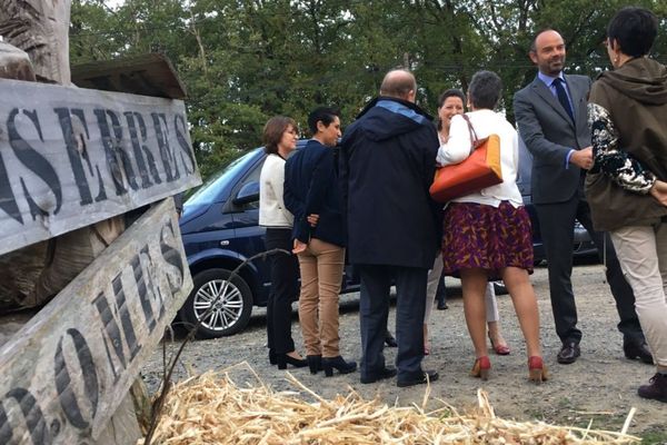 Edouard Philippe en visite aux Jardins de Cocagne à Carquefou