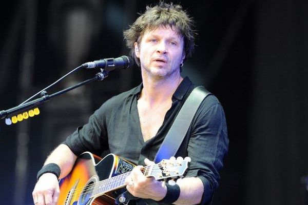 Bertrand Cantat en juillet 2014  lors de la 23 e édition du festival des Vieilles Charues