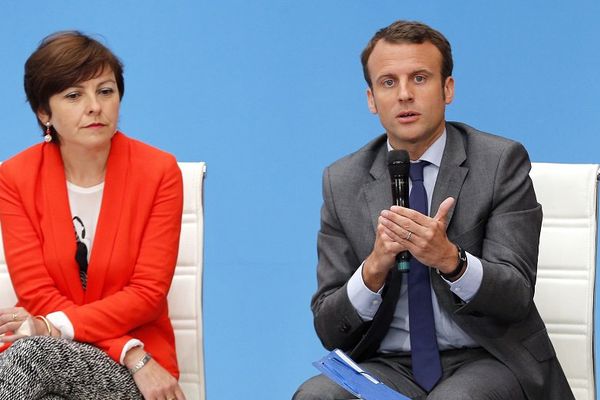 Carole Delga et Emmanuel Macron