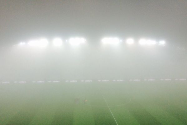 Le brouillard a entraîné le report du match Nantes-Caen. 