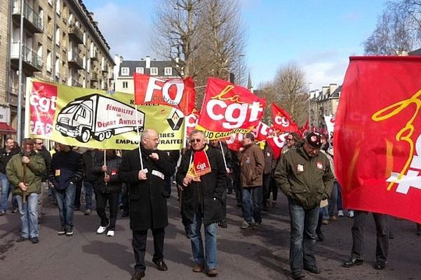 Manifestation contre l'accord sur l'emploi, Caen, 9 avril 2013