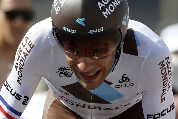 Le toulousain Jean-Christphe Peraud (AG2R) sur le tour de France 2013