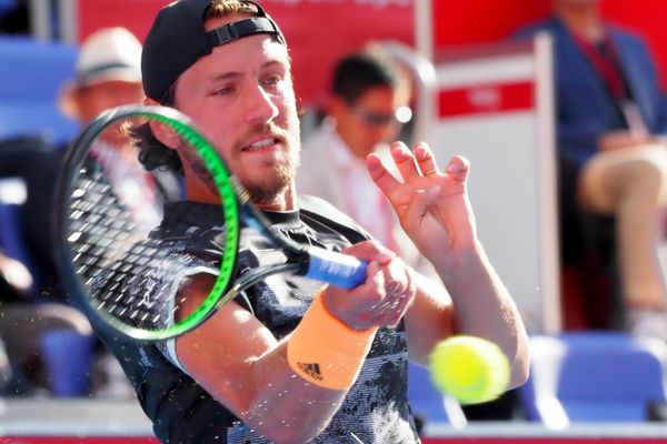 Lucas Pouille le 4 novembre 2019