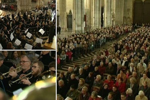 L'harmonie Saint-Pierre a fait "cathédrale comble" pour célébrer Sainte Cécile, dimanche 23 novembre à Amiens.