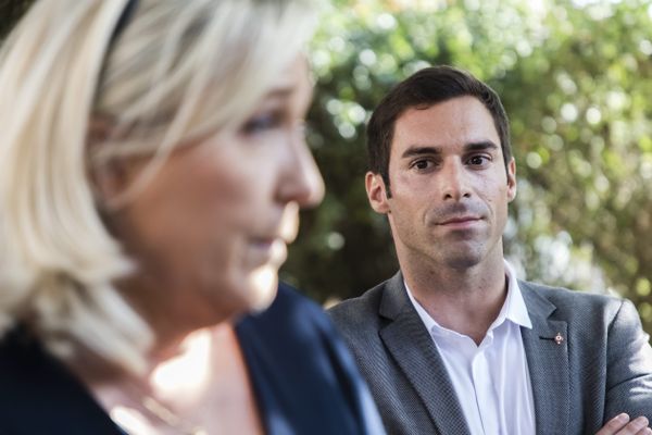 Marine Le Pen et Julien Odoul, en 2020