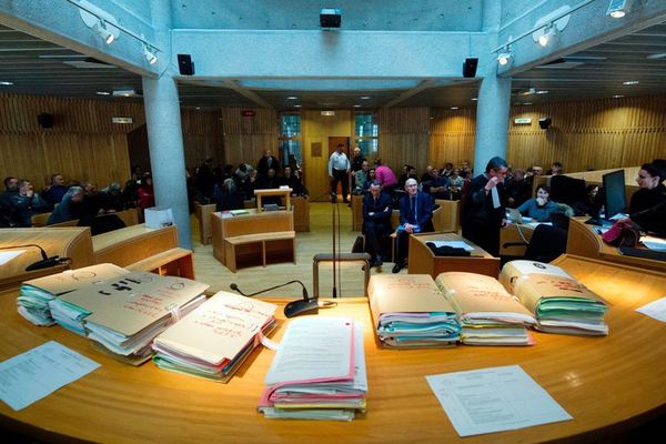 Procès affaire des billets volés de la Banque de France devant le tribunal correctionnel de Clermont-Ferrand, le 15/12/2016.