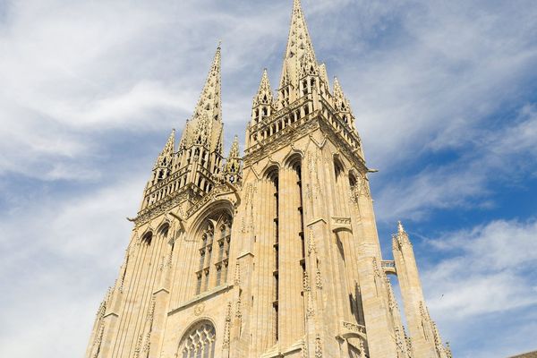 La cathédrale Saint-Corentin de Quimper.