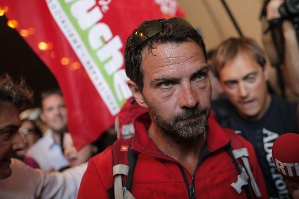 Jérôme Kerviel, le 17 mai, à Ventimille (Italie)