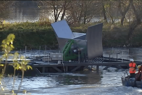 Hydrolienne sur la Loire