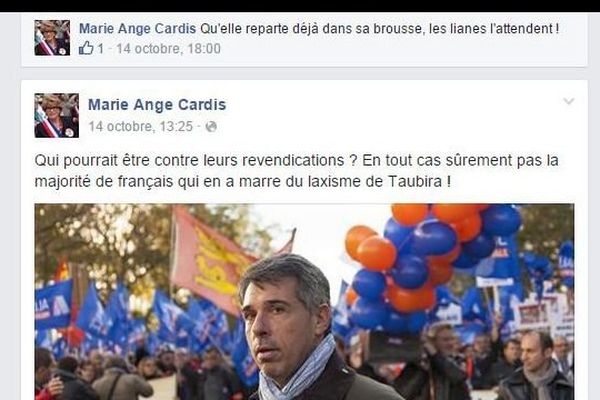 Marie-Ange Cardis, adjointe aux affaires scolaires de Talant, en Côte-d'Or, a tenu des propos insultants sur la garde des Sceaux. 