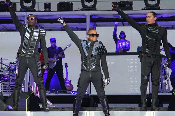 Les Black Eyed Peas lors de leur concert au stade de France en 2011.