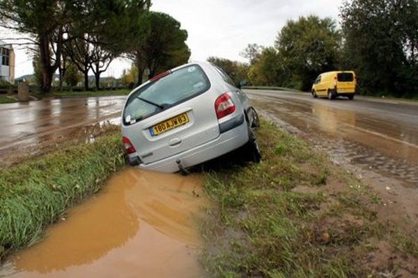 Le quartier de l'Oratoire à Hyères après les inondations de ces derniers jours