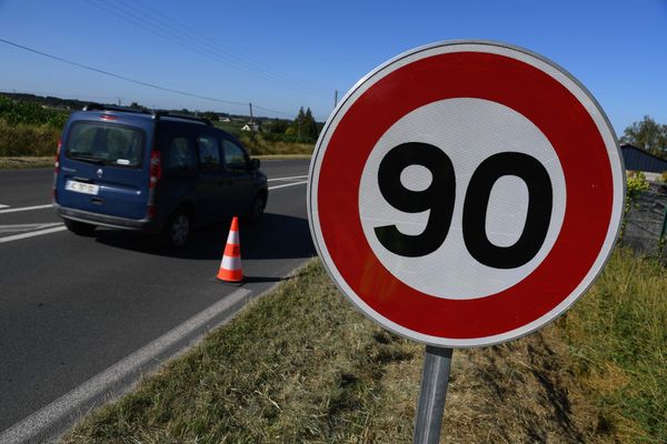 Illustration. Le président du conseil départemental de l'Isère, Jean-Pierre Barbier, s'est dit pour un retour des 90 km/h sur les routes secondaires du département.