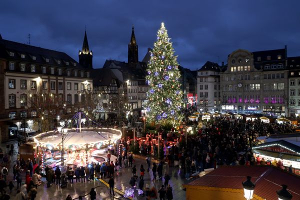 La place Kléber, Strasbourg, marché de Noël 2023