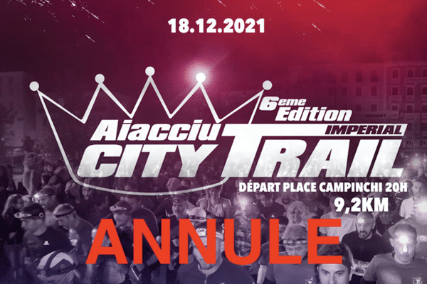 Le city trail qui devait se dérouler le 18 décembre à Ajaccio a été annulé et reporté.