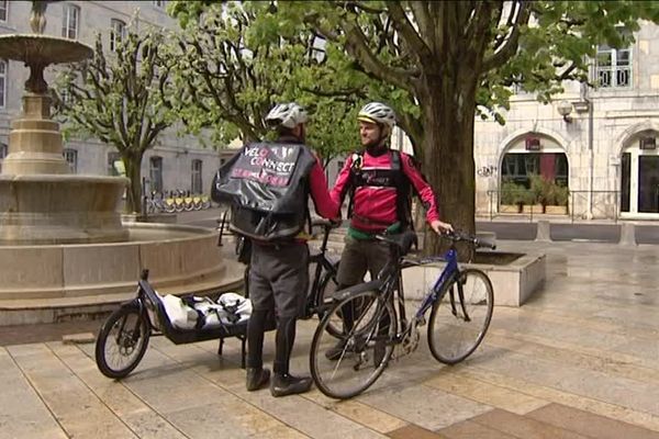 Remy et Clément ont fondé la société velo connect