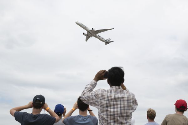 L'A350-1000 à Farnborough en juillet 2018