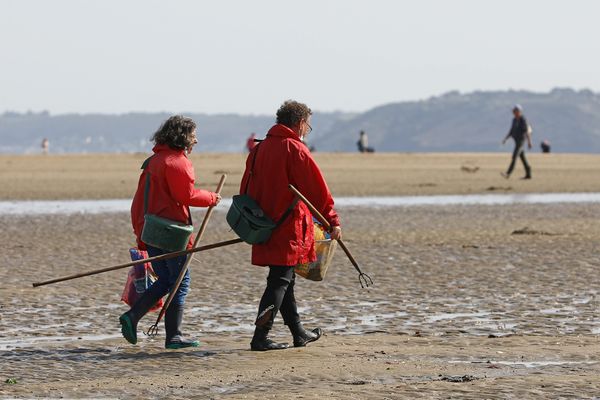 Du côté de Saint-Quay-Portrieux, pendant des grandes marées