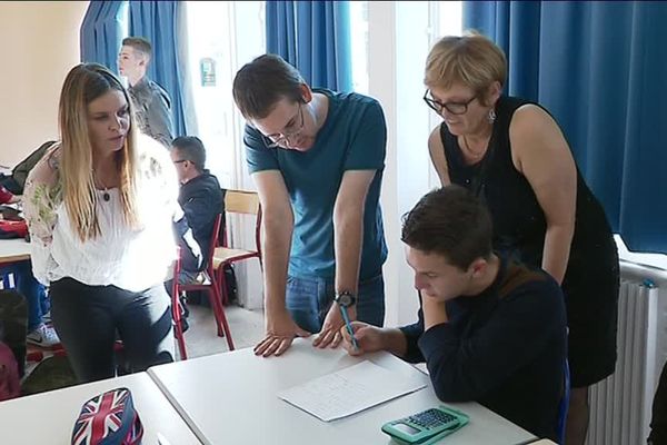 Classe du lycée professionnel Tristan Bernard, à Besançon