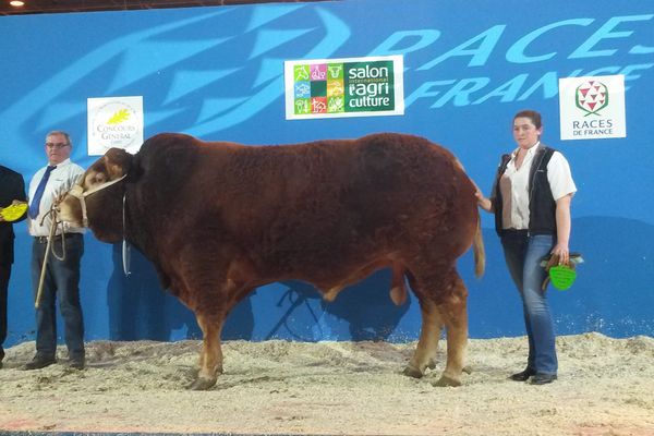 Alain Pimpin lors du Salon de l'Agriculture en 2015