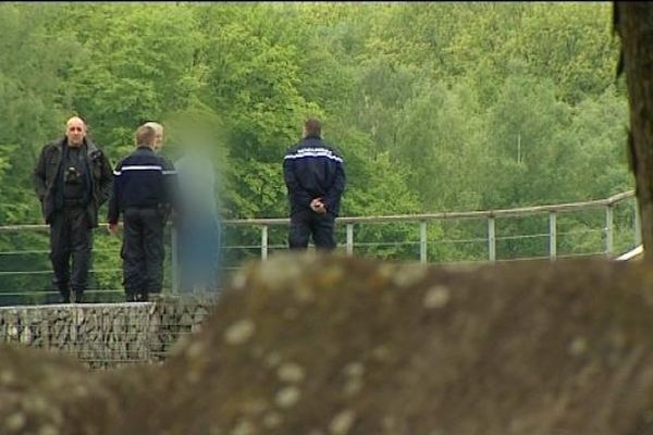 Les gendarmes sur le site du Malsaucy