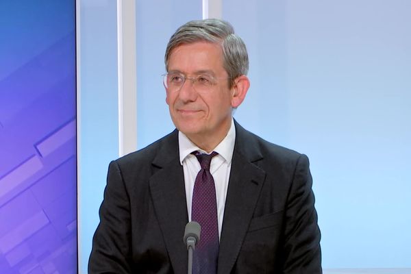 Charles de Courson, en juin 2024 sur le plateau de France 3 Champagne-Ardenne.