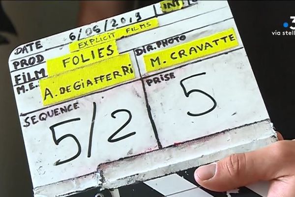 Tournage du film Folies de Anne De Giafferri à Bastia