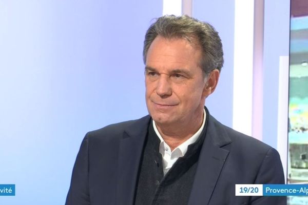 Le président LR de la région Provence-Alpes-Côte d'Azur, Renaud Muselier, invité du JT le 13 décembre 2018. 