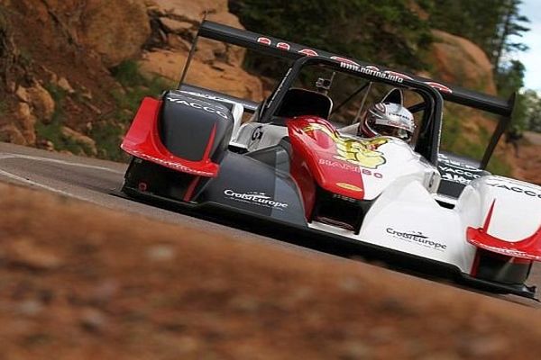 Pikes Peak (Colorado-USA) - meilleur chrono provisoire pour Romain Dumas durant les qualifications - juin 2014