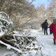 Cette famille a décidé de monter au sommet du puy de Pariou, près de Clermont-Ferrand.