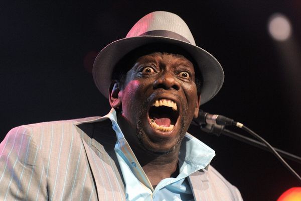 Lucky Peterson sous le chapiteau du festival Jazz in Marciac en août 2014