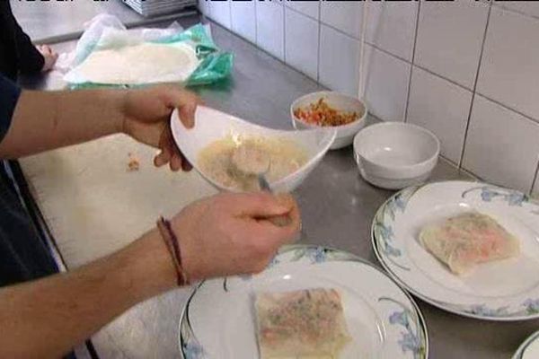 Croustillant de loup de mer au menu du repas de Noël solidaire