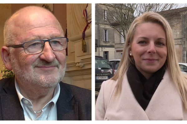 A gauche, Alain Renard, maire socialiste sortant de Saint-Savin-de-Blaye, face à Edwige Diaz, secrétaire départementale RN, alliée à l'ancien maire UMP. Un laboratoire politique qui sera observé de près par les instances des différents partis. 