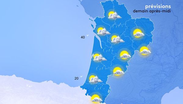 De maximumtemperaturen, tussen de 17 en 20 graden, liggen iets onder de seizoensnormen. 