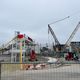 Le chantier du futur pôle d'échanges multimodal de la gare de Vannes, le 2 novembre 2024.