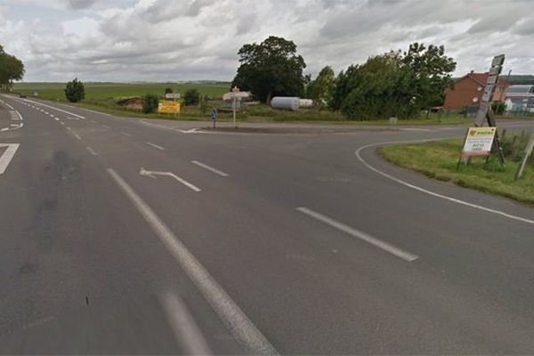 L'accident s'est produit sur la D939 à Haute-Avesnes (62).