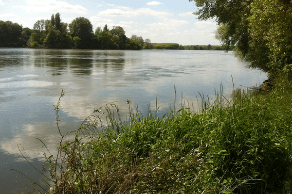 La voiture a terminé sa course, ce vendredi à deux heures du matin, dans la Loire à Briare. 