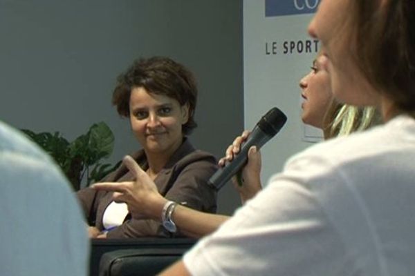 Najat Vallaud-Belkacem a passé la journée en Corrèze.