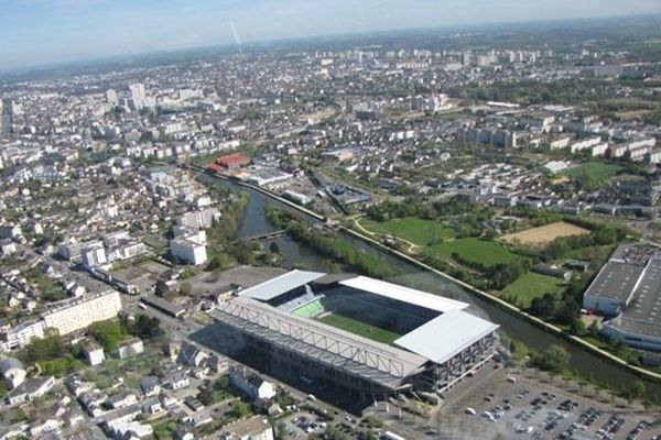 Une vue aérienne de Rennes