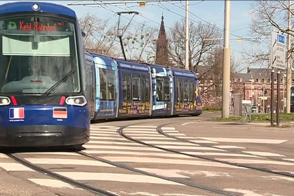 Ligne D entre Strasbourg et Kehl, en fonction depuis le 29 avril 2017