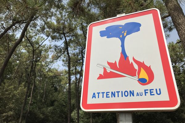 Un arrêté interdit de fumer ou d'allumer un feu à l'intérieur et jusqu'à 200m de la forêt de La Faute-sur-Mer.