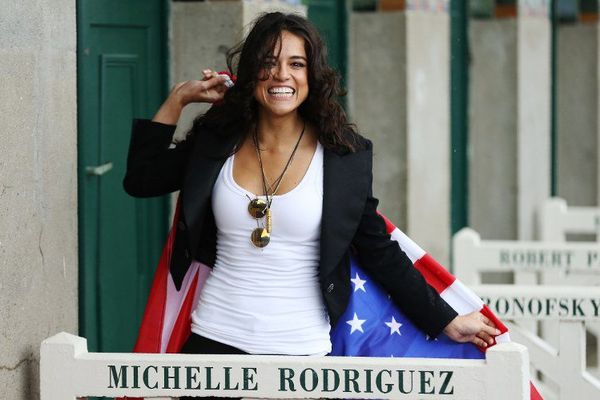 Michelle Rodriguez à Deauville, le 8 septembre 2017