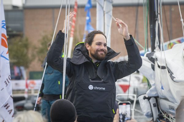 Basile Buisson est au coeur de la tempête Ciaran sur la Transat Jacques Vabre.