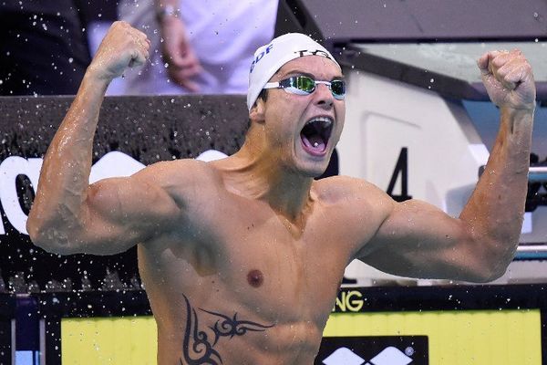 Florent Manaudou champion d'Europe du 100 m libre - 22/08/14